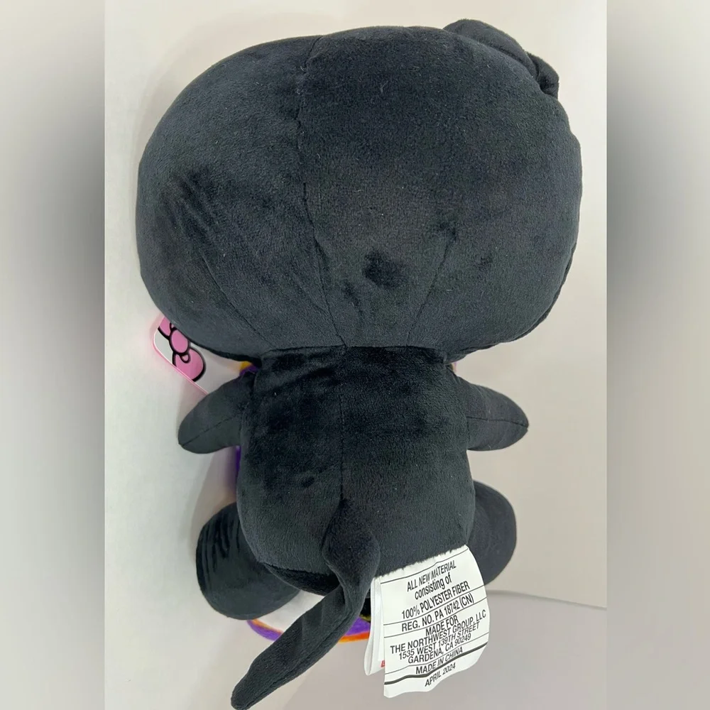 Hello Kitty Halloween Throw Blanket & Plush Hugger Silk Touch Black Cat Costume
